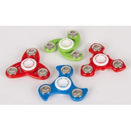 Duncan Toys Fidget Spinner Pack, Fidget and Sensory Toy Value Pack, Assorted Shapes, 4 Fidget Spinners, Multicolor