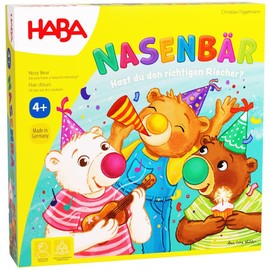 Haba Nasenbär – Do you have the right smeller? – Card dice game for children from 4 years – simple rules for quick fun – for up to 4 players – 201088100