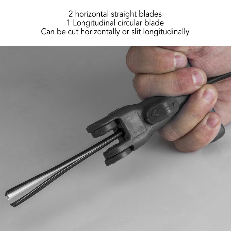 Fiber Optic Cable Stripper Horizontal Cutting Longitudinal Slitting Fiber Stripping