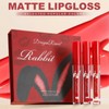MooGlamor 6 Pcs Matte Liquid Lipstick Set Red Lip Gloss