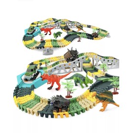 Epoc Air Dino Track Park. 192 PCS. AGES 3+ sealed. EPOC AIR. Toy Dino Train Set