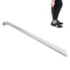 Long Stainless Steel Shoe Horn, 16.1 Inch Heavy Duty Stainless