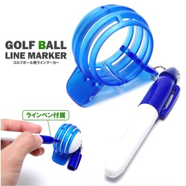 GoodsLand Golf Line Marker Set Golf Ball Liner Golf Ball Marker Pen Mark Set Line Mark GD-GOLFLINE