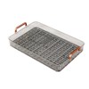 Tea Tray Build in Drainage Plastic Tray with Handles Rectangular