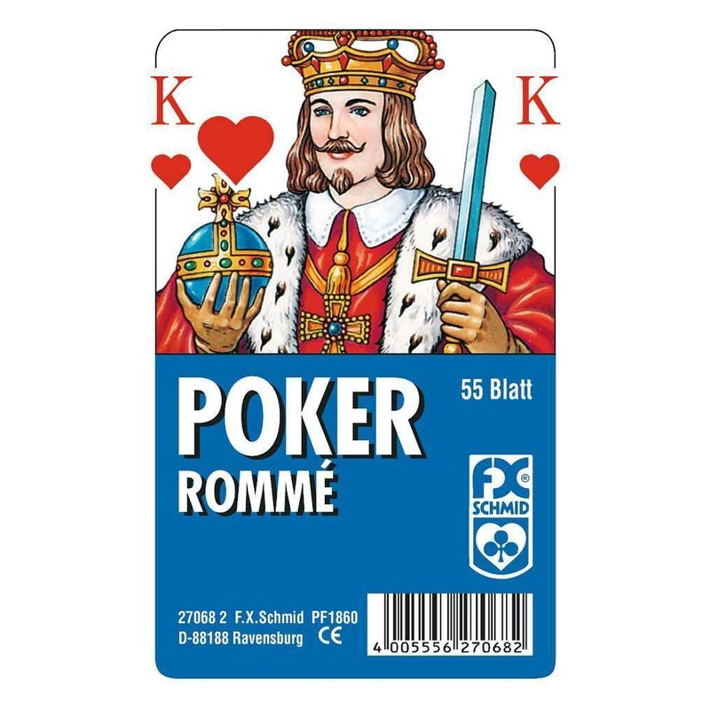 Ravensburger Juego de Cartas 27068 Póker, 27068 2, Multicolor, 1