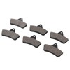 6PCS Brake Pads Low Noise Aging Resistant Consistent Braking Replacement