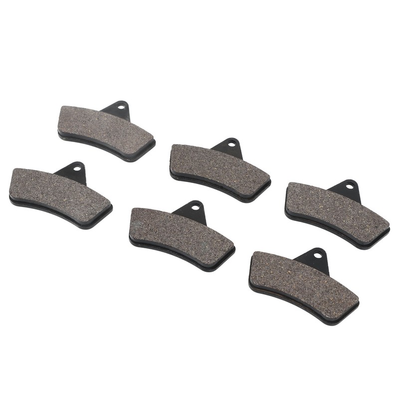 6PCS Brake Pads Low Noise Aging Resistant Consistent Braking Replacement