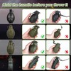Tactical Toy Hand Grenade Bomb for Nerf CS Battle Game,2Pcs