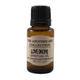 LOVE DROPS Spiritual Oil (aceite) for Hoodoo, Voodoo, Santeria, Wicca, Rootwork, & Spells