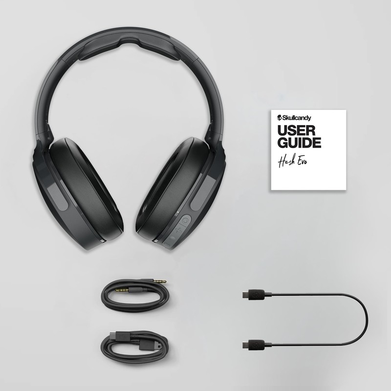 Skullcandy Hesh Evo Wireless Over-Ear Bluetooth Headphones with Extra USB-C