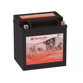 SigmasTek STX30L-BS SLA Battery for Arctic Cat Wildcat 1000,X,4,LTD,X