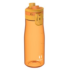 Super Sparrow Water Bottle 1 Liter - Wide Mouth TouchGulp Water Bottle - Leak Proof Design BPA Free Tritan Drink Bottle - Lightweight and Sustainable for Work, Gym, Travel, Sports, Outdoor