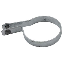 3-1/2" Tension Band for Chain Link Fence - Use for 3-1/2" Outside Diameter Post/Pipe - Galvanized Chain Link Tension Band - Qty 12