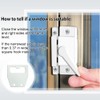 Sliding Window Sash Locks White ZUONAI 8 Pack Cam Sash