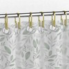Shower Curtain Hooks Rings，Double Sided Shower Curtain Hooks Rust Proof，12