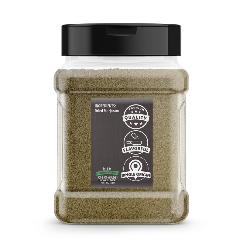 Birch & Meadow Ground Marjoram, 3.5 oz, Sweet & Savory