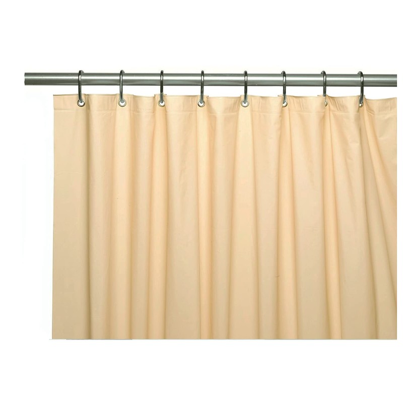 Venice Collections Elegant Heavy Duty Vinyl Shower Curtain Liner with