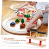 BESPORTBLE 1 Set Wooden Train Station Platform Accessory for DIY