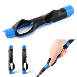 MAYIT Golf Grip Trainer Grip Kit Training Anti-Slip Golf Wrist Trainer Aid Club Grips to Help Train Correct Hand Position(Color:Blue)