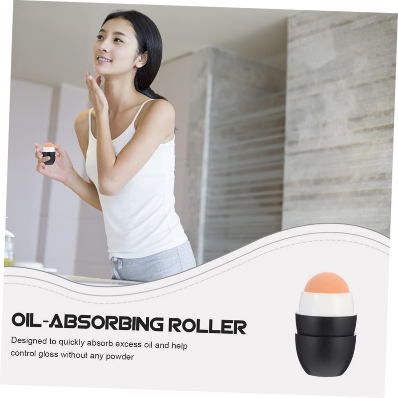 Angoily Angoily Portable Volcanic Stone Face Roller Simple Volcanic Stone