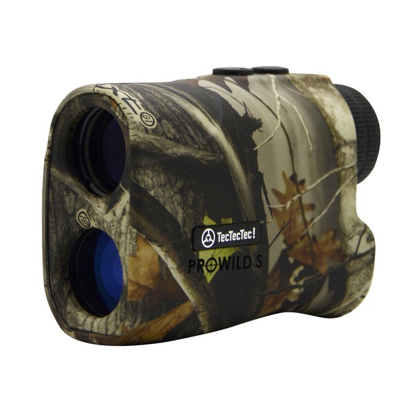 TecTecTec ProWild S Hunting Rangefinder with Angle Compensation Laser Range Finder for Hunting with Range Scan, Speed Mode, CR2 Battery, and Normal Measurements