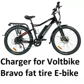 coming data   power supply battery Charger for VoltBike Bravo fat tire electric bike