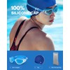 ZIONOR G1 Lite Swim Goggles with Swim Cap Comfortable Anti-fog