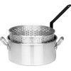 Bayou Classic 1201 10-qt Aluminum Fry Pot Features Perforated Aluminum