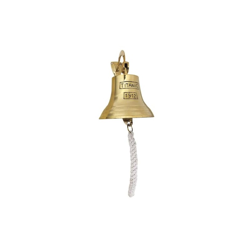 zeitzone Titanic 1912 Brass Ship Bell Nostalgia Maritime 14 cm