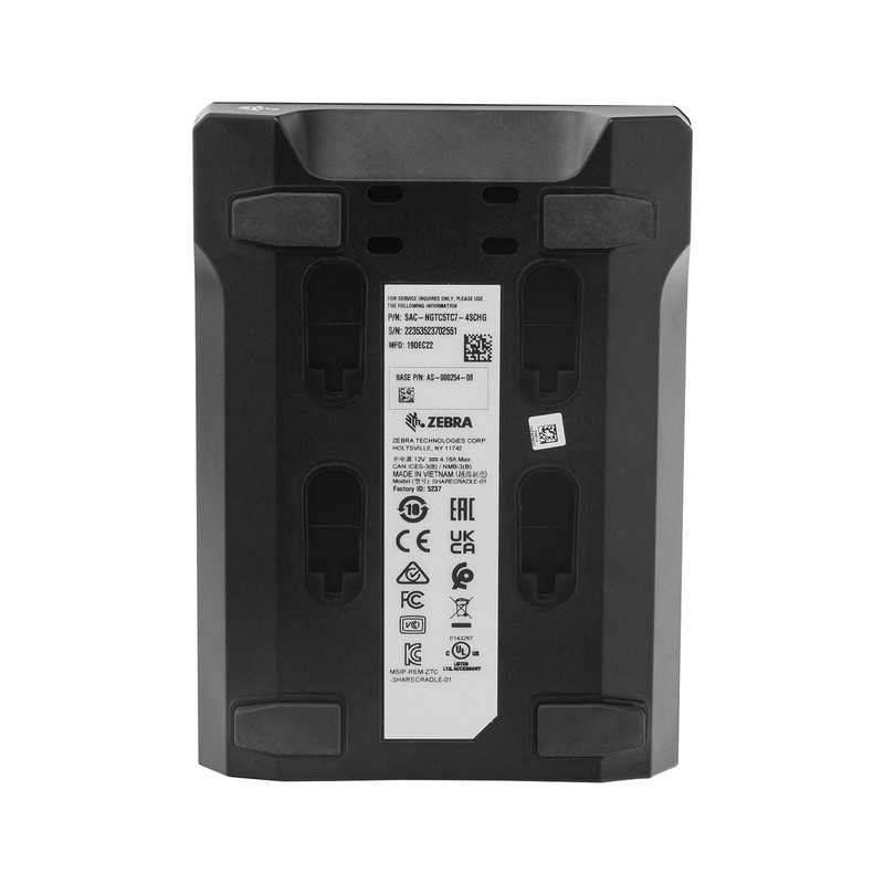 4-Slot Battery Charging Cradle Kit for Zebra TC53 TC58 TC73