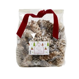 Hillhouse Naturals MHP Merriest Holiday Potpourri White Cones, 17 oz