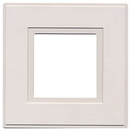 kenable Light Switch Surround Finger Plate White [2 Pack] [1 Pack]