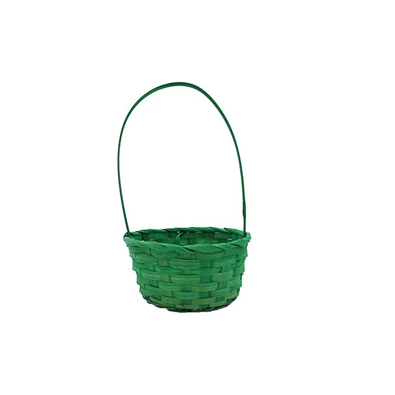 Widdle Gifts Ltd Woven Wicker Easter Basket With Handle -