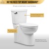 Bath Royale Slow Close Toilet Seat Round BR283-00 Heavy Duty