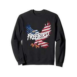 Patriotic Freebird Eagle 4th of July Independence Day Sweatshirt