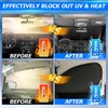 Karltys Windshield Sun Shade for 2018-2024 Chevy Equinox, 3-Pack Front