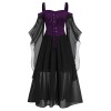 Women's Gothic Punk Style Off-the-shoulder Butterfly Sleeve Easter Cosplay Party