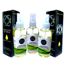 3 Frascos de Aceite Puro de Sábila - Aloe Vera JYE