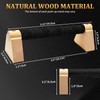 Parallettes Bars - Wooden Calisthenics Equipment for Handstand Training, Push