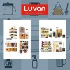 Luvan 5 Juegos De Recipientes De Almacenamiento De Alimentos