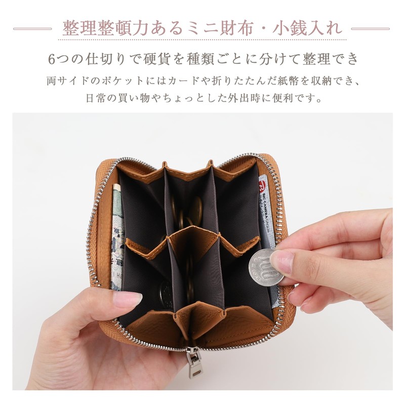 imeetu Mini Wallet, Coin Case, Key Case, Coin Purse, 6