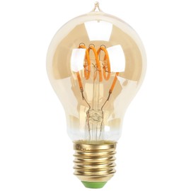 A60 E27 LED Bulb Antique 4W Dimmable Filament Lamp Bulb Coffee Shop Decoration  Warm Light