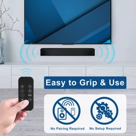 Motiexic Remote Control for Bose Solo 5 10 15 Series II TV Sound System/ 732522-1110 418775 431974 845194 838309-1100 TV Soundbar Sound System with CR2025 Battery Inside