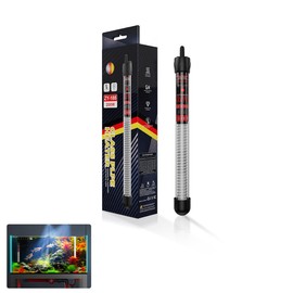 Tyasoleil Submersible Aquarium Heater with Constant Temperature Control – Adjustable Quartz Heating Rod for Fish Tanks, Includes Protective Pearl Cotton for Safe Installation (100W)