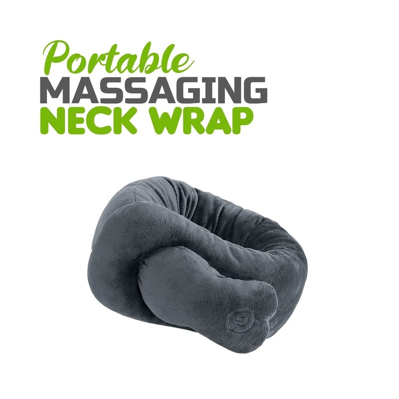 PURSONIC Portable Neck & Shoulder Adjustable Massaging Wrap with Soothing