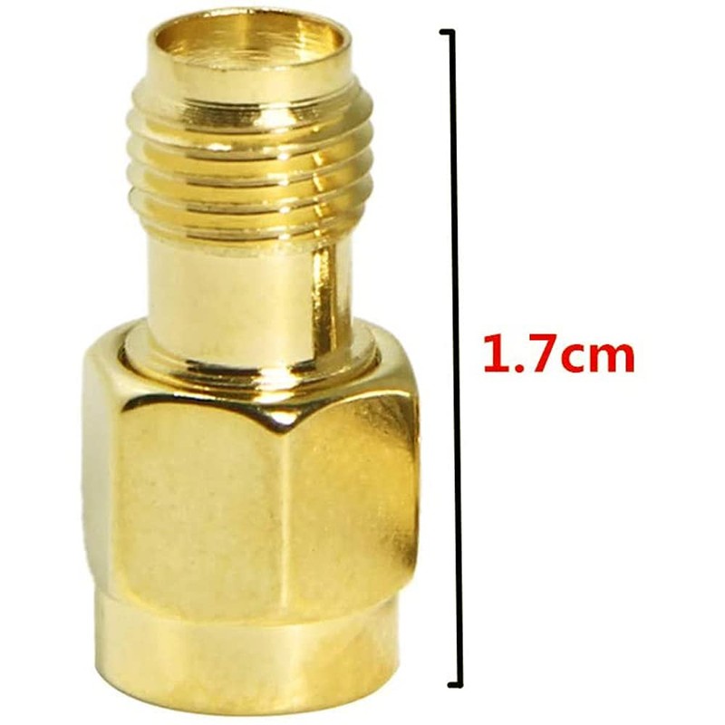Greluma 3pcs SMA Female to RP-SMA Male RF Plug Adapter