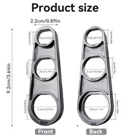 Perlator Key, Zinc Alloy Aerator Tap Key, Aerator Tap Descaler Attachment, Remove Aerator Strainer Key, Universal Mixing Nozzle Key Service Key