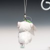たけのこ(Takenoco) フォンテーヌストラップ ネコ 白 ぬいぐるみ 38035