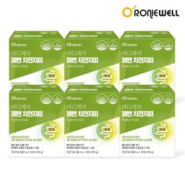 Roniwell [Roniwell] Body Care Kwaebyun Psyllium Husk Dietary Fiber 30 packets x 6 / [로니웰] 바디케어 쾌변 차전자피 식이섬유 30포 x 6개