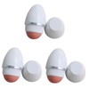 Baluue 3pcs Facial Oil Absorbing Roller Ball Compact Volcanic Tool